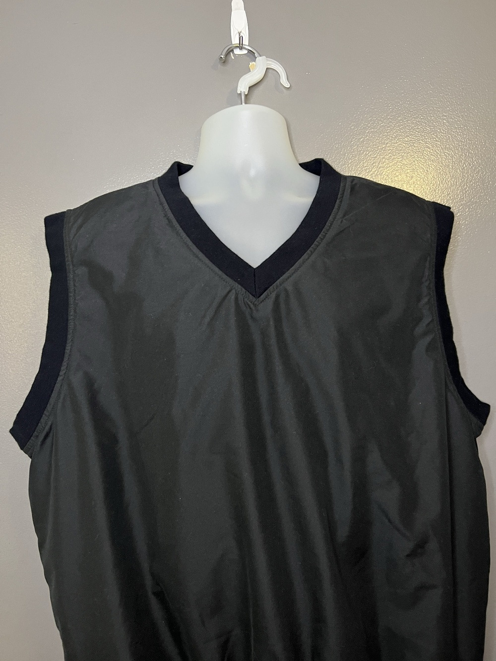 Captain Morgan Rum North End Vest Mens XL Black Windbreaker Lined 88013